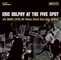ジャズレコード　ERIC DOLRHY   ファイブスポット2LP Amazon.co.jp: ERIC DOLPHY AT THE FIVE SPOT VOL.1 エリック